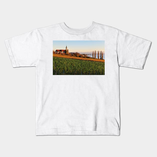 The Baroque Basilica of Birnau - Lake Constance Kids T-Shirt by holgermader